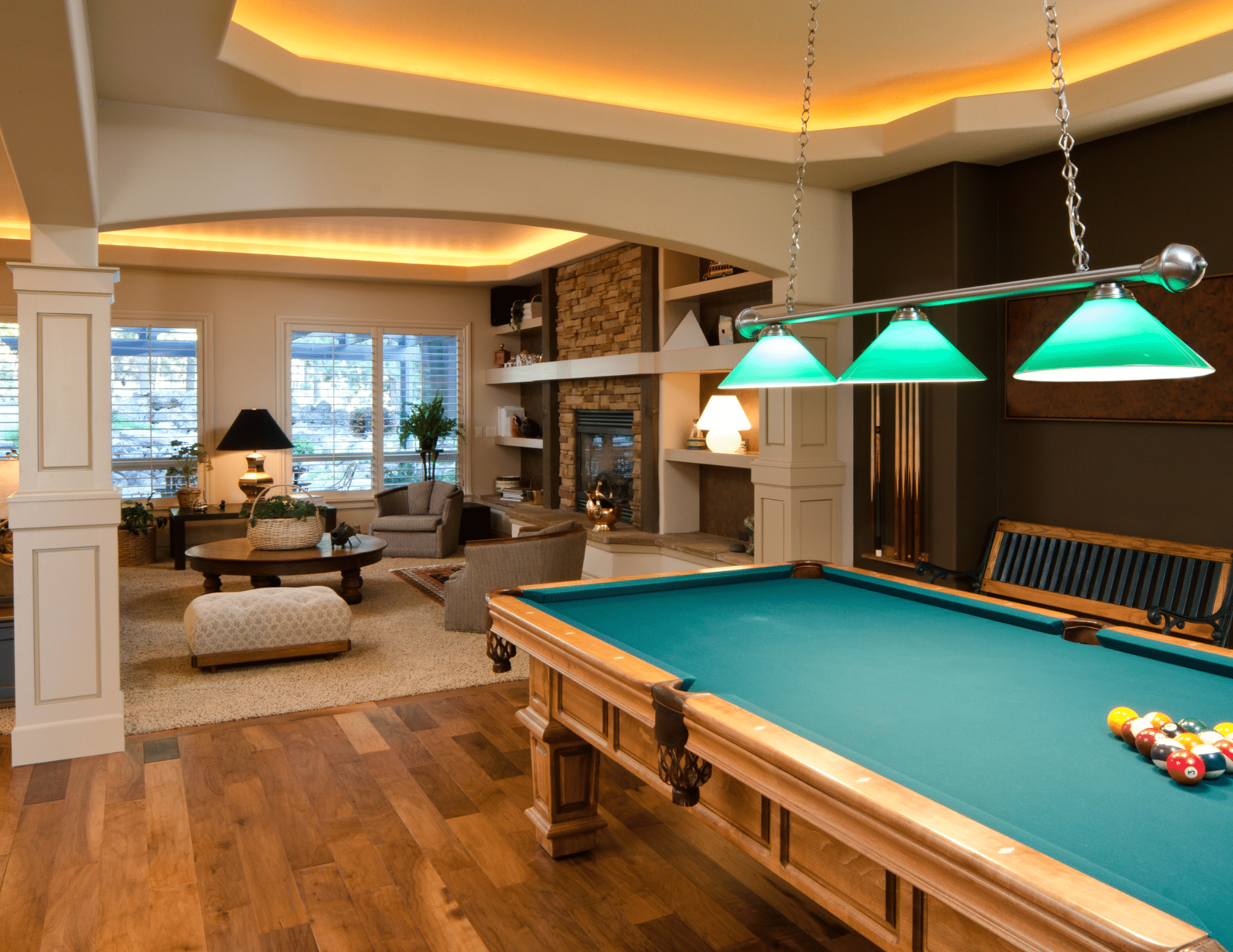 Blog 7 Pool table in a house